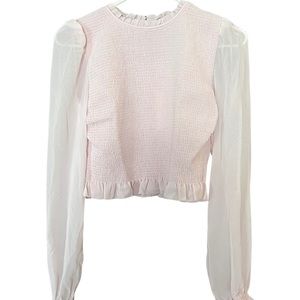 Aritzia Wilfred | Tempest Blouse | NWT | Mochi Pink